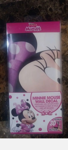 Other - Minnie Mouse Wall Decal Removable Bonus 3D Action Free App